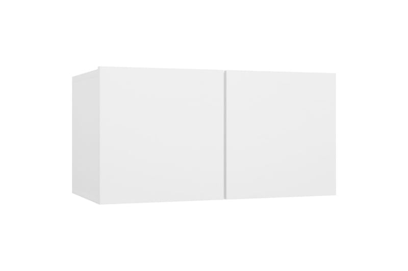 Seinäkiinnitettävä TV-taso valkoinen 60x30x30 cm - Huonekalut - TV- & Mediakalusteet - TV-kaappi