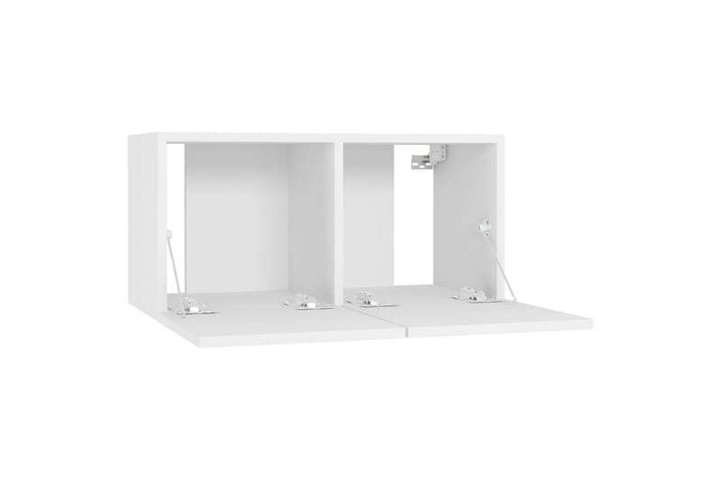 Seinäkiinnitettävä TV-taso valkoinen 60x30x30 cm - Huonekalut - TV- & Mediakalusteet - TV-kaappi