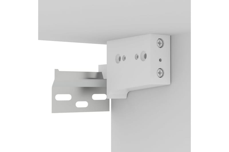 Seinäkiinnitettävät TV-tasot 2 kpl valkoinen 60x30x30 cm - Huonekalut - TV- & Mediakalusteet - TV-kaappi
