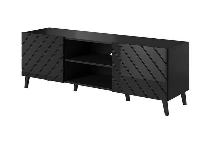 Strontian Tv-skåp 150 cm Scandinavian Choice Black - Huonekalut - TV- & Mediakalusteet - TV-kaappi