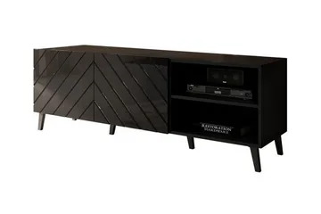Strontian Tv-skåp 150 cm Scandinavian Choice Black - Huonekalut - TV- & Mediakalusteet - Tv taso & Mediataso