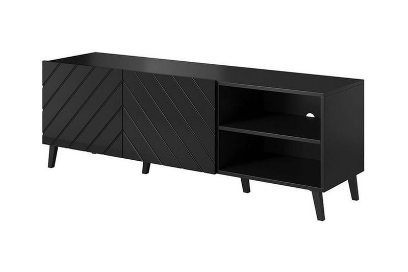 Strontian Tv-skåp 150 cm Scandinavian Choice Black - Huonekalut - TV- & Mediakalusteet - TV-kaappi