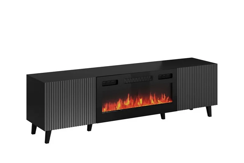 Strontian Tv-skåp 181 cm Scandinavian Choice Anthracite, Antrasiitti