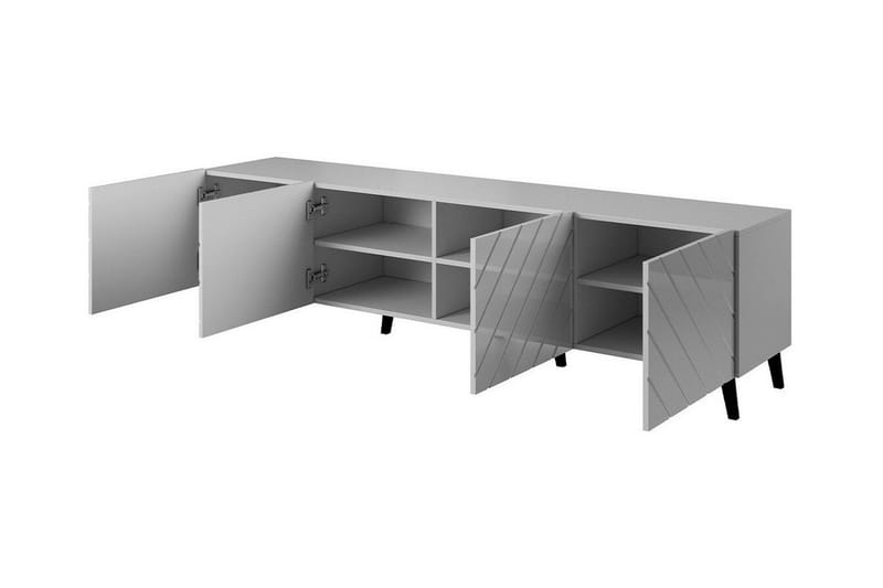 Strontian Tv-skåp 200 cm Scandinavian Choice Black - Huonekalut - TV- & Mediakalusteet - TV-kaappi