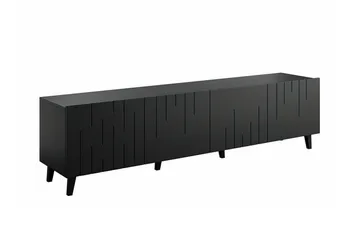 Strontian Tv-skåp 200 cm Scandinavian Choice Black - Huonekalut - TV- & Mediakalusteet - Tv taso & Mediataso