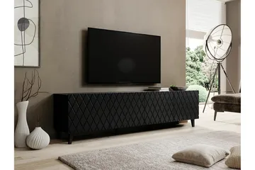 Strontian Tv-skåp 200 cm Scandinavian Choice Black - Huonekalut - TV- & Mediakalusteet - Tv taso & Mediataso