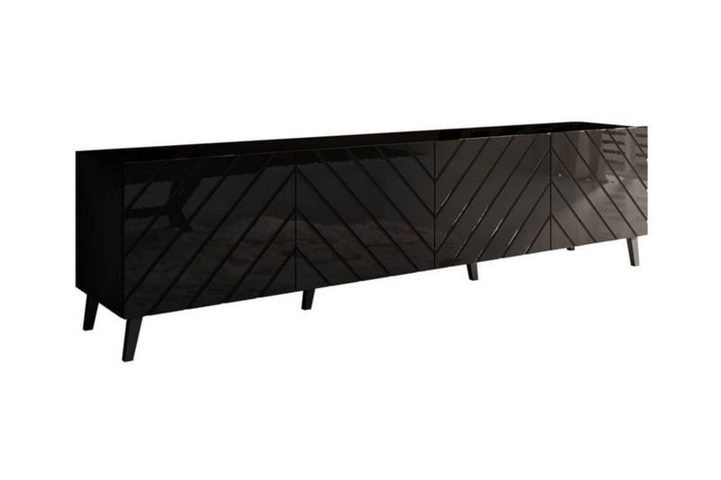 Strontian Tv-skåp 200 cm Scandinavian Choice Black, undefined