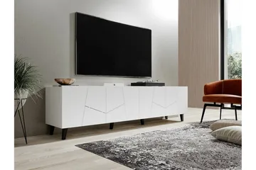 Strontian Tv-skåp 201 cm Scandinavian Choice White - Huonekalut - TV- & Mediakalusteet - Tv taso & Mediataso