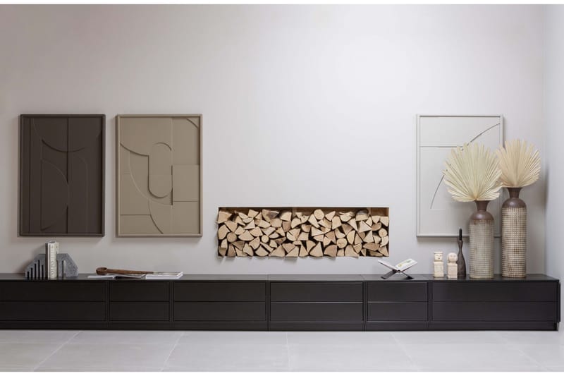 TV-kaappi Cykko 75 cm, Musta