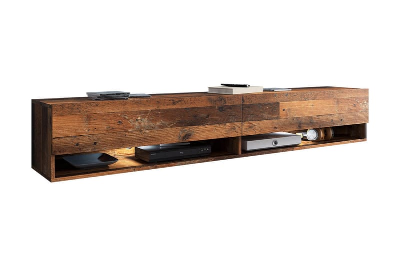 Tv-taso Bulvine 180 cm RGB LED, Luonnonväri