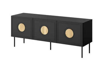 TV-taso Juniskär 151 cm - Musta - Huonekalut - TV- & Mediakalusteet - Tv taso & Mediataso