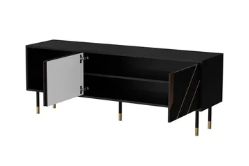 TV-taso Juniskär 154 cm - Musta - Huonekalut - TV- & Mediakalusteet - Tv taso & Mediataso