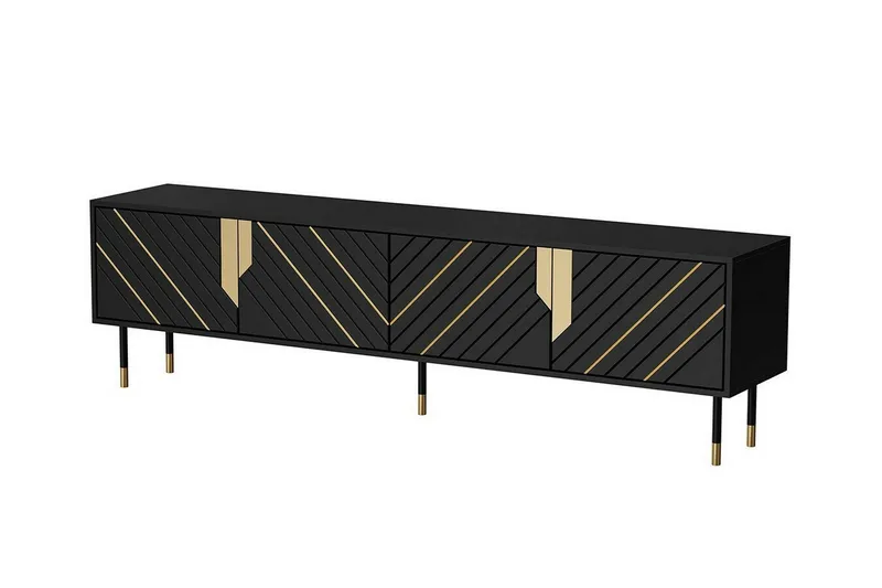 TV-taso Juniskär 204 cm, Musta