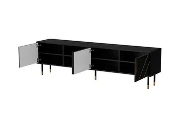 TV-taso Juniskär 204 cm - Musta - Huonekalut - TV- & Mediakalusteet - Tv taso & Mediataso
