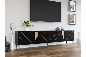 TV-taso Juniskär 204 cm - Musta - Huonekalut - TV- & Mediakalusteet - Tv taso & Mediataso