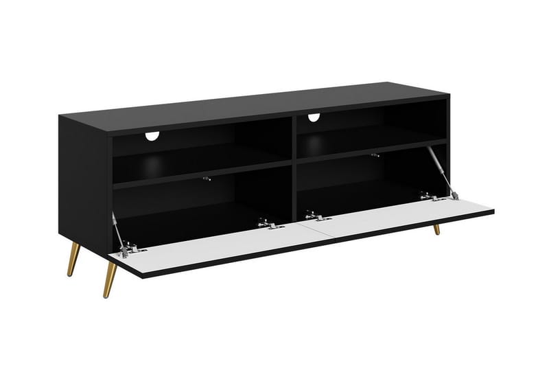 TV-taso Kintore 150 cm - Musta - Huonekalut - TV- & Mediakalusteet - TV-kaappi