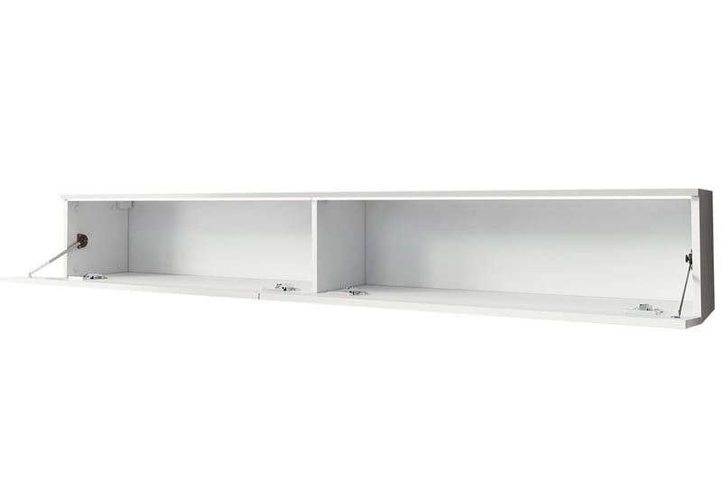 Tv-taso Lourmais 180 cm Valkoinen LED - Luonnonväri - TV-kaappi