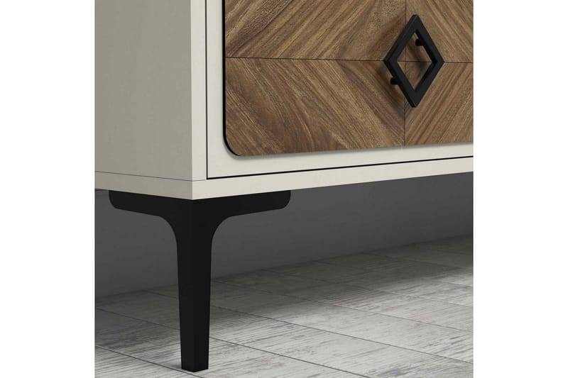 Hovdane TV-Möbelset 180 cm Brown/White - Huonekalut - TV- & Mediakalusteet - TV-kalustepaketti