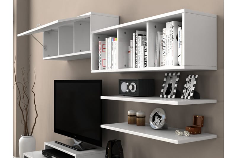 Mediasäilytys Lalenius 180 cm - Huonekalut - TV- & Mediakalusteet - TV-kalustepaketti