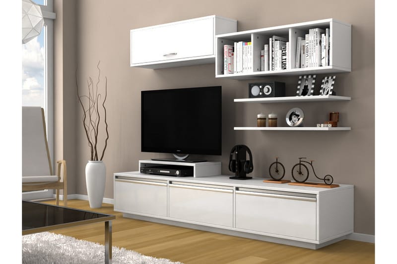 Mediasäilytys Lalenius 180 cm - Huonekalut - TV- & Mediakalusteet - TV-kalustepaketti