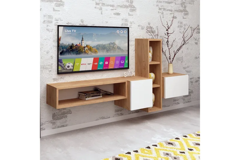 Mediasäilytys Naidaj - Huonekalut - TV- & Mediakalusteet - TV-kalustepaketti