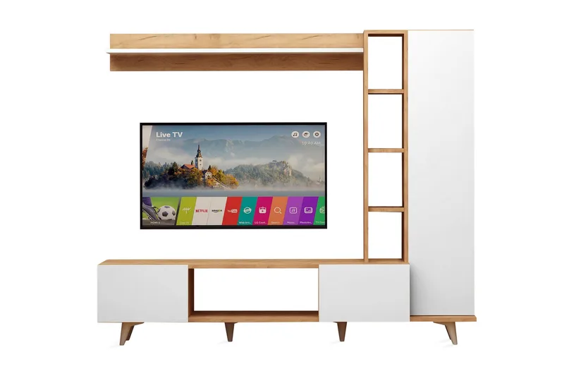 Mediasäilytys Naidaj - Huonekalut - TV- & Mediakalusteet - TV-kalustepaketti