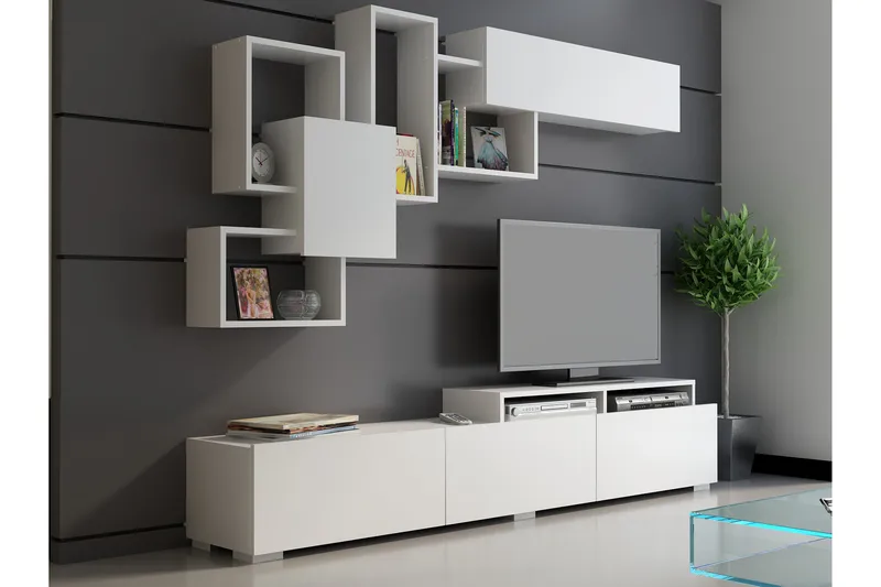 Mediasäilytys Pangler - Huonekalut - TV- & Mediakalusteet - TV-kalustepaketti