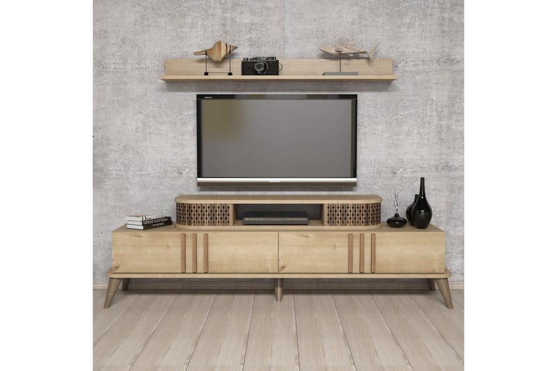 TV-kalustepaketti Amtorp 168 cm, Beige