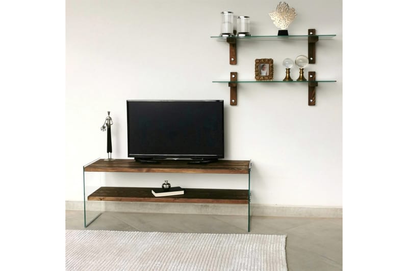 TV-Kalustepaketti Balais 45 cm - Pähkinä - Huonekalut - TV- & Mediakalusteet - TV-kalustepaketti
