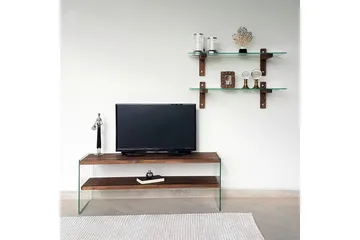TV-Kalustepaketti Balais 45 cm - Pähkinä - Huonekalut - TV- & Mediakalusteet - TV-kalustepaketti