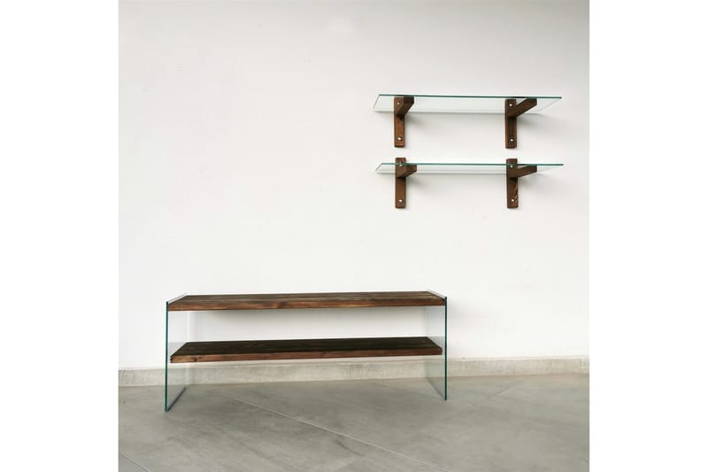 TV-Kalustepaketti Balais 45 cm - Pähkinä - Huonekalut - TV- & Mediakalusteet - TV-kalustepaketti