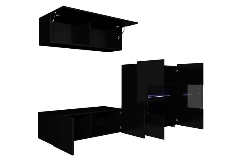 TV-kalustepaketti Calabrini - Beige/Harmaa - Huonekalut - TV- & Mediakalusteet - TV-kalustepaketti