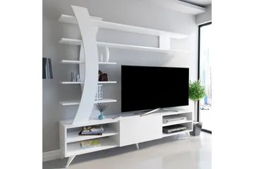 TV-kalustepaketti Dumö 180 cm - Valkoinen - Huonekalut - TV- & Mediakalusteet - TV-kalustepaketti