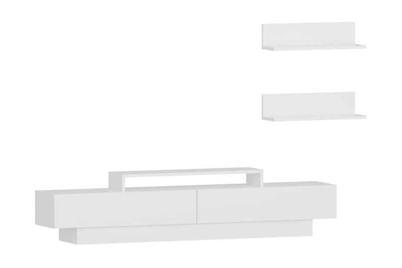 TV-kalustepaketti Dumö 180 cm - Valkoinen - TV-kalustepaketti