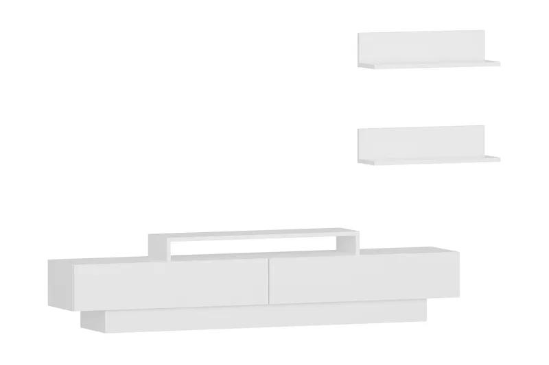TV-kalustepaketti Dumö 180 cm - Valkoinen - Huonekalut - TV- & Mediakalusteet - TV-kalustepaketti