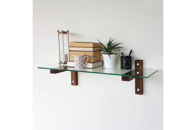 TV-Kalustepaketti Fulwiler 45 cm - Pähkinä - Huonekalut - TV- & Mediakalusteet - TV-kalustepaketti