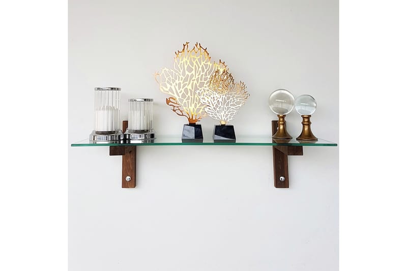 TV-Kalustepaketti Fulwiler 45 cm - Pähkinä - Huonekalut - TV- & Mediakalusteet - TV-kalustepaketti