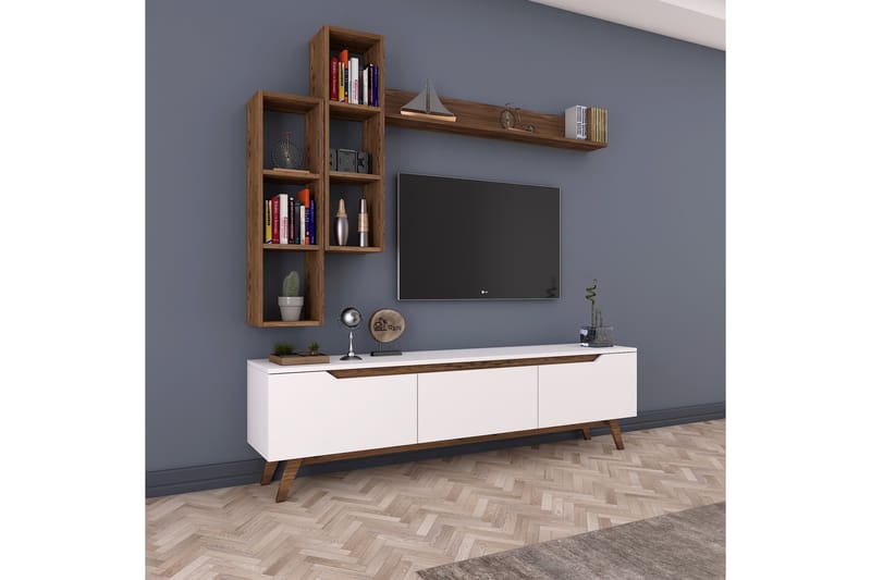 TV-kalustepaketti Horveryd 180 cm - Beige - Huonekalut - TV- & Mediakalusteet - TV-kalustepaketti