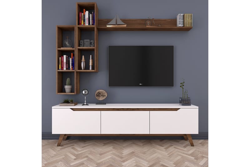 TV-kalustepaketti Horveryd 180 cm - Beige - Huonekalut - TV- & Mediakalusteet - TV-kalustepaketti