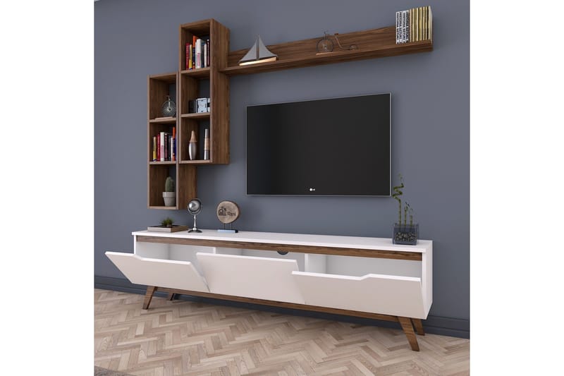 TV-kalustepaketti Horveryd 180 cm - Beige - Huonekalut - TV- & Mediakalusteet - TV-kalustepaketti
