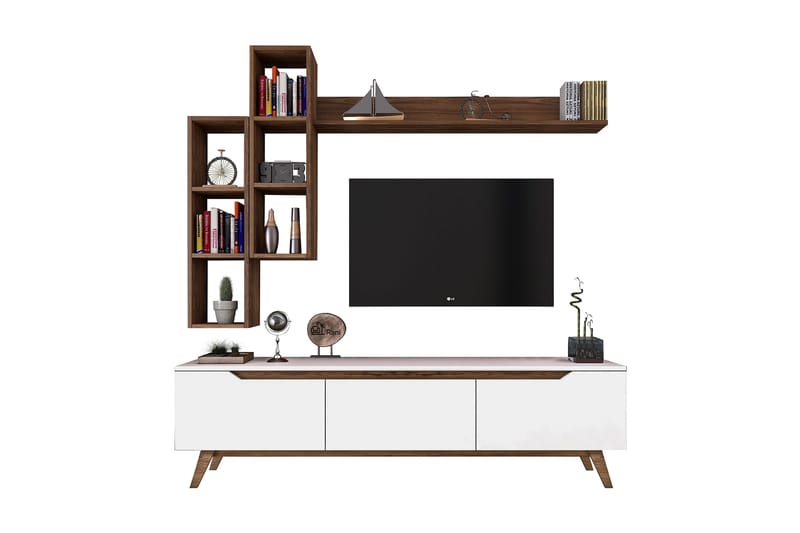 TV-kalustepaketti Horveryd 180 cm - Beige - Huonekalut - TV- & Mediakalusteet - TV-kalustepaketti