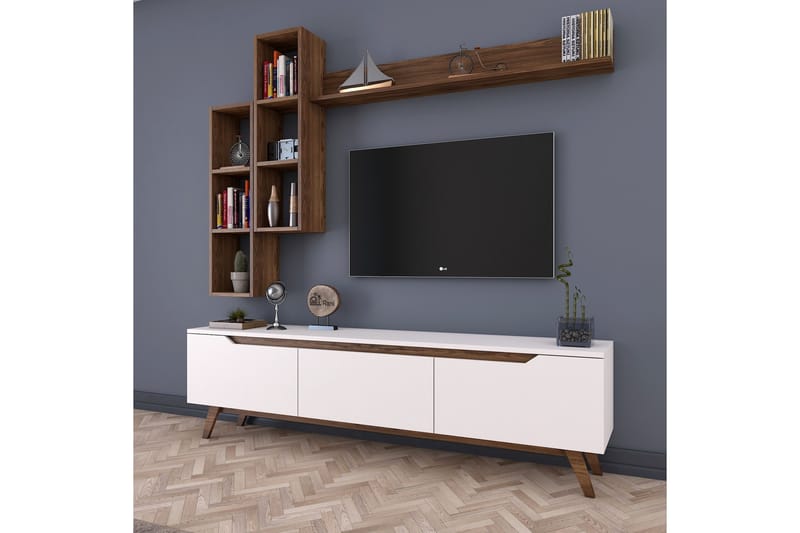 TV-kalustepaketti Horveryd 180 cm - Beige - Huonekalut - TV- & Mediakalusteet - TV-kalustepaketti
