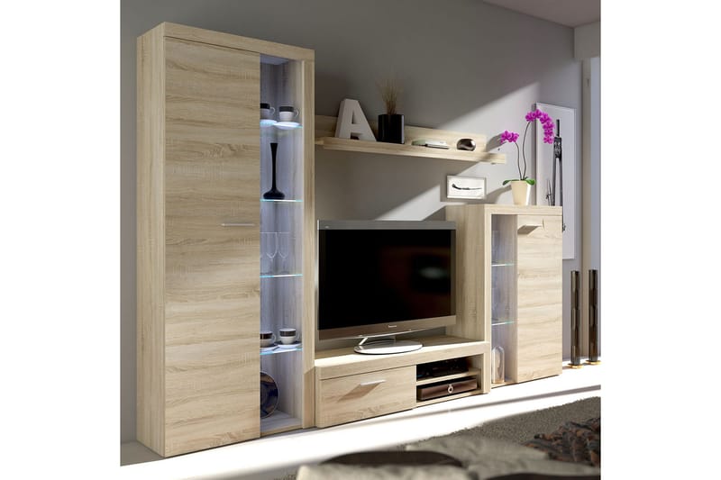 TV-kalustepaketti Rumba, Beige/Harmaa