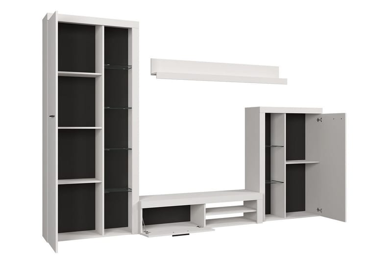 TV-kalustepaketti Rumba - Valkoinen - Huonekalut - TV- & Mediakalusteet - TV-kalustepaketti