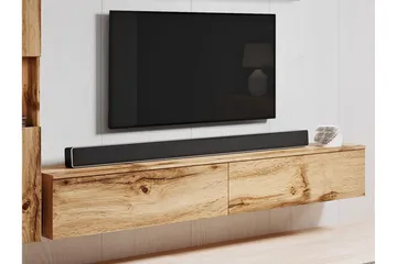 Tv-kalustesetti - Luonnonväri/Valkoinen - Huonekalut - TV- & Mediakalusteet - TV-kalustepaketti