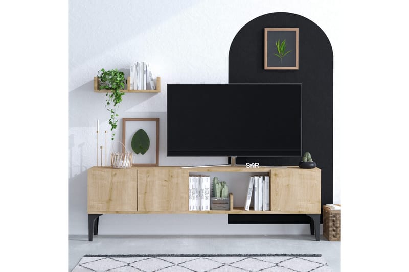 TV-kalustesetti Urgby 150x47 cm - Sininen - Huonekalut - TV- & Mediakalusteet - TV-kalustepaketti