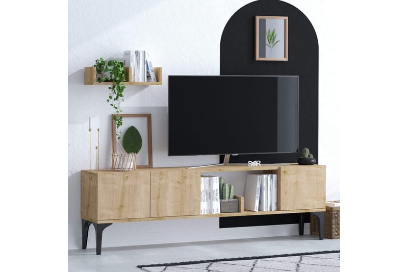 TV-kalustesetti Urgby 150x47 cm - Sininen - Huonekalut - TV- & Mediakalusteet - TV-kalustepaketti