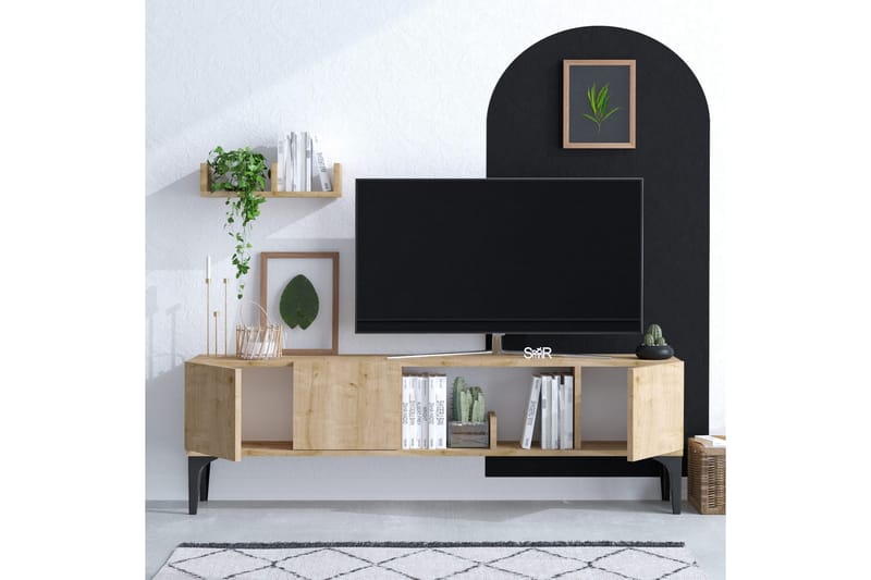 TV-kalustesetti Urgby 150x47 cm - Sininen - Huonekalut - TV- & Mediakalusteet - TV-kalustepaketti