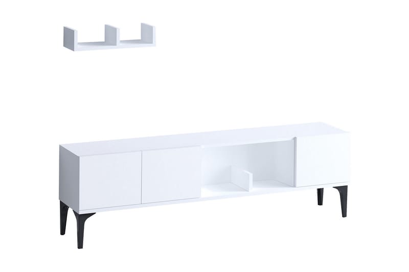 TV-kalustesetti Urgby 150x47 cm - Valkoinen - Huonekalut - TV- & Mediakalusteet - TV-kalustepaketti
