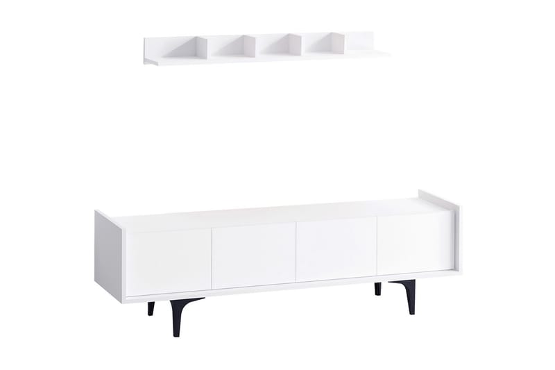 TV-kalustesetti Urgby 150x57 cm - Valkoinen - Huonekalut - TV- & Mediakalusteet - TV-kalustepaketti